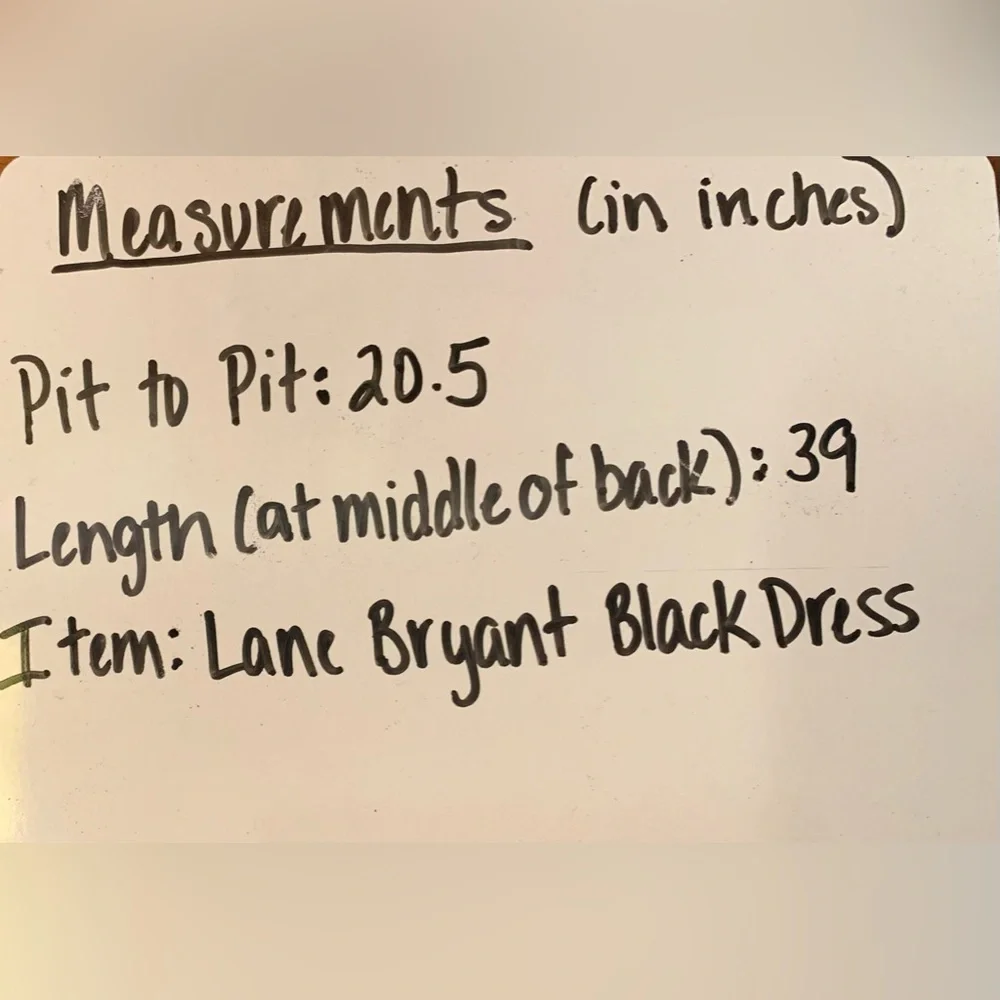 Lane Bryant Little Black Dress Size 16W - Picture 8 of 8